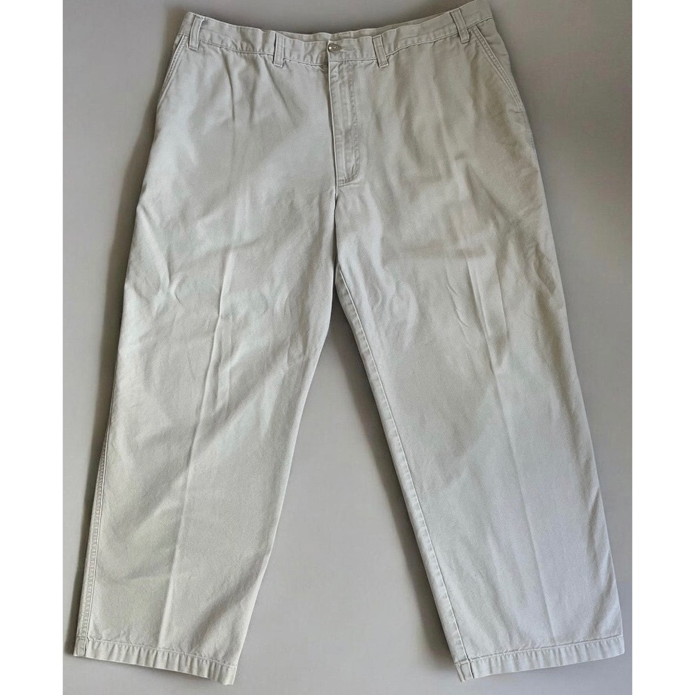 Patagonia Mens Organic Cotton Canvas Pants Khaki Tan Straight Leg Size 38x28